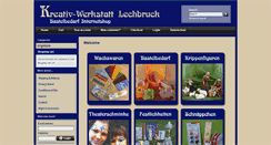 Desktop Screenshot of kreativ-werkstatt-lechbruck.de